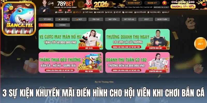 3 Sự kiện khuyến mãi điển hình cho cược thủ khi chơi bắn cá