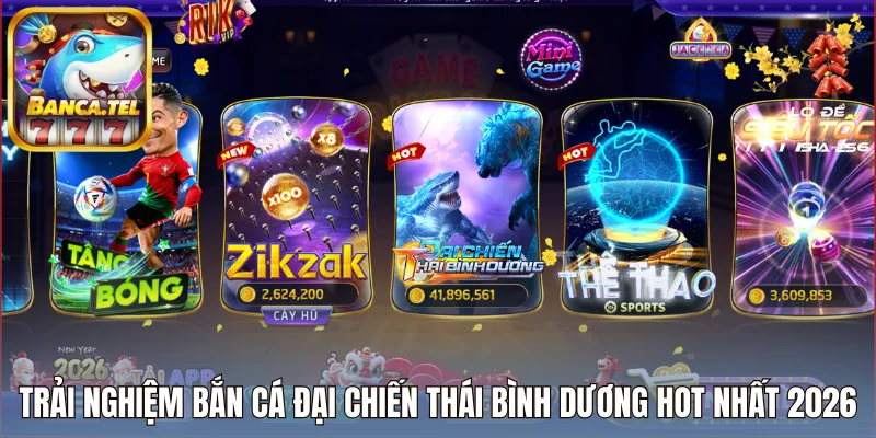 Trải nghiệm bắn cá đại chiến Thái Bình Dương hot nhất 2026